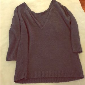 Backless Dark Green Sweater
